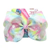 8inch large bow JOJO bow hairpin side clip children hairpin