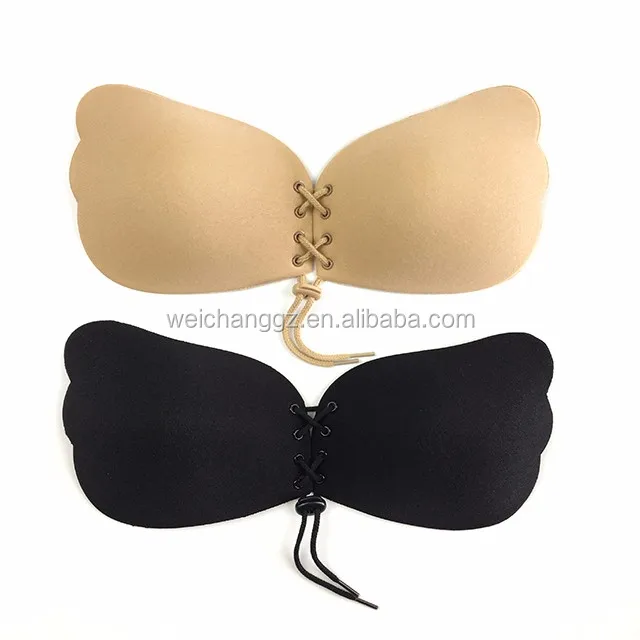 

Welcomed OEM/ODM Top Sale Breathable Feature Silicone Backless Sticky Bra, Apricot;black