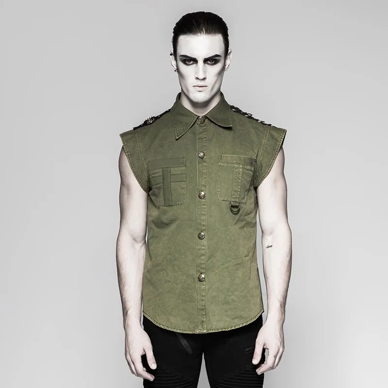 camisas verdes para hombre