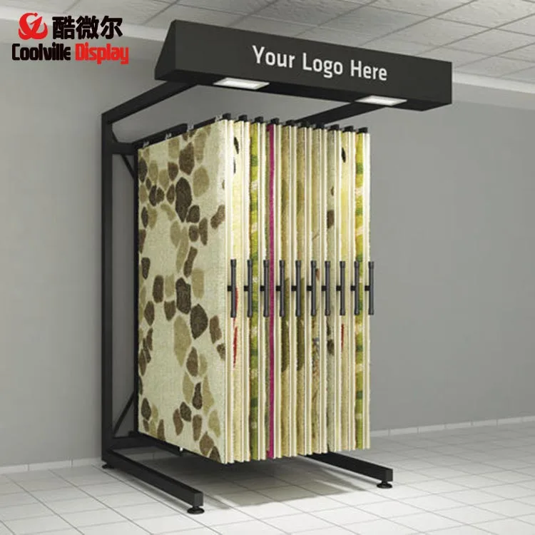 Carpet Hanging Sliding Displays Unit Door Mat Stands Rug Racks Buy