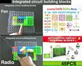 120 ProjectsDIY Kits Integrated circuit building blocks snap circuit kit FM Radio experiments kids model kits