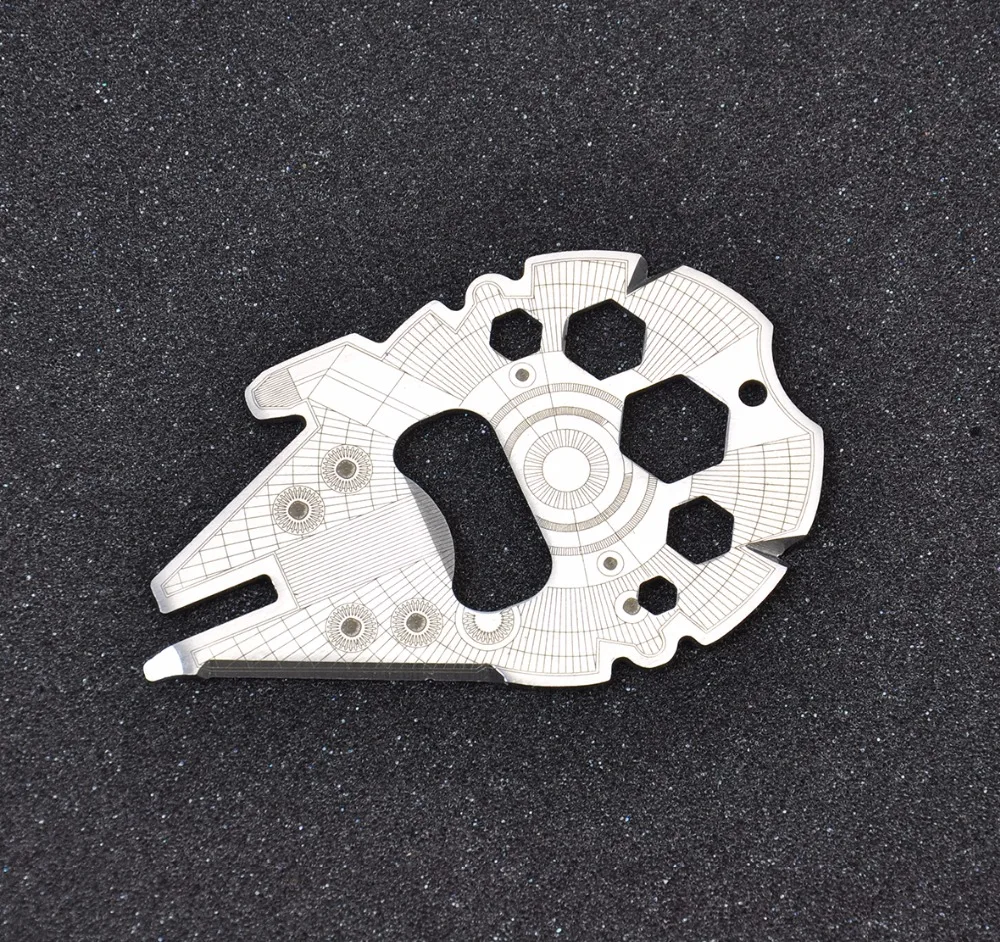 

Shanghai CROWNRICH Best Keychain Credit Card Knife Survival Multi Tool Kits free Shipping