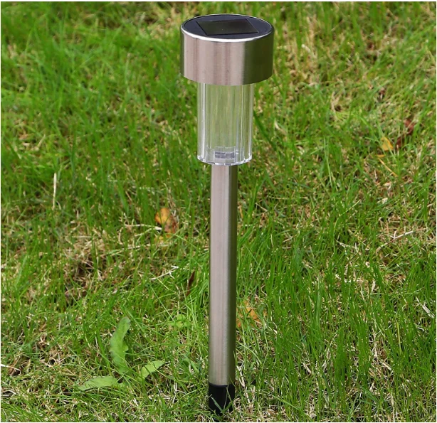 
Ningbo factory high power white led outdoor solar garden stainless steel decoration light 
