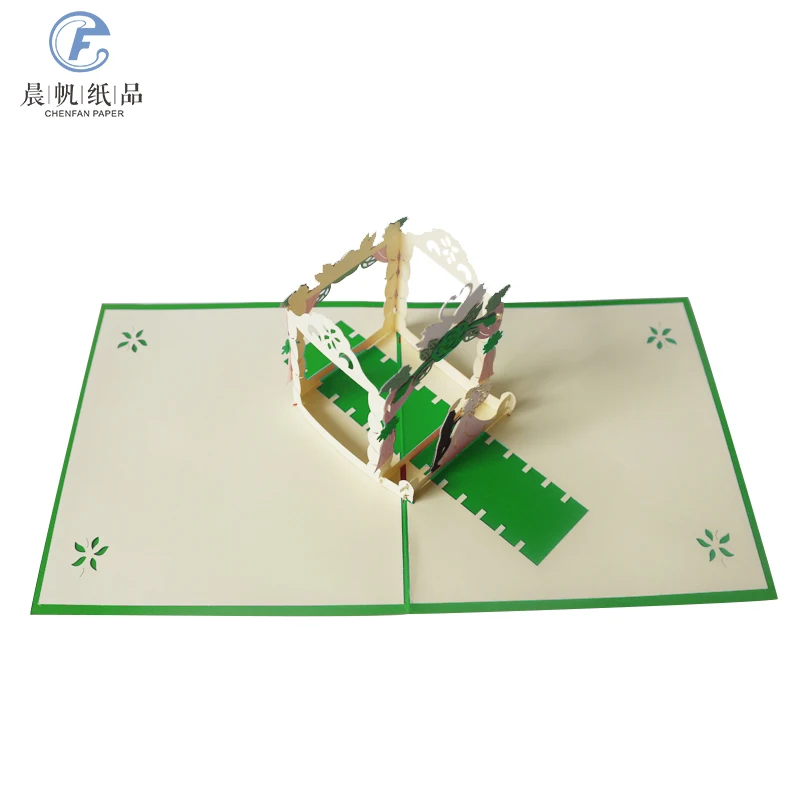 
handmade pop up wedding invitation card wedding gift 