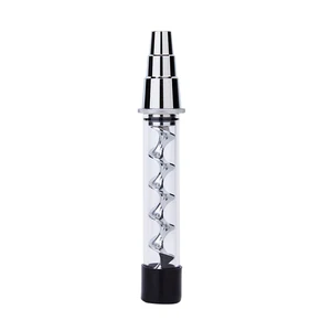 Fast Shipping High Quality Quartz glass pipe V12 plus Twisty Glass blunt  for dry herb vape