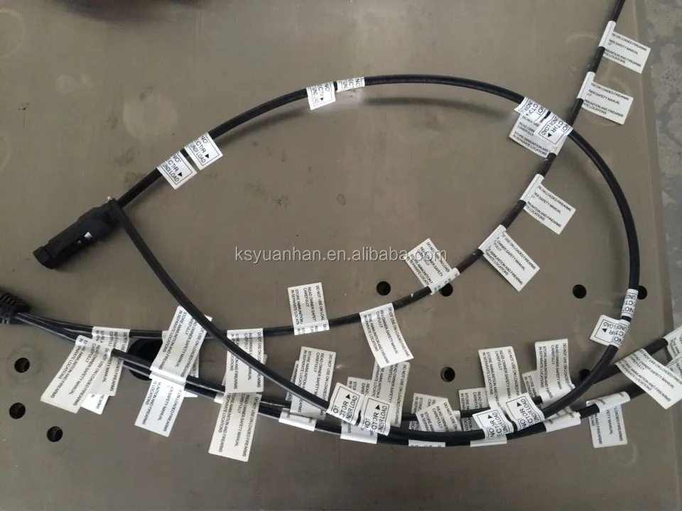 Ce Certification Electric Wire Cable Flag Sticker Wire