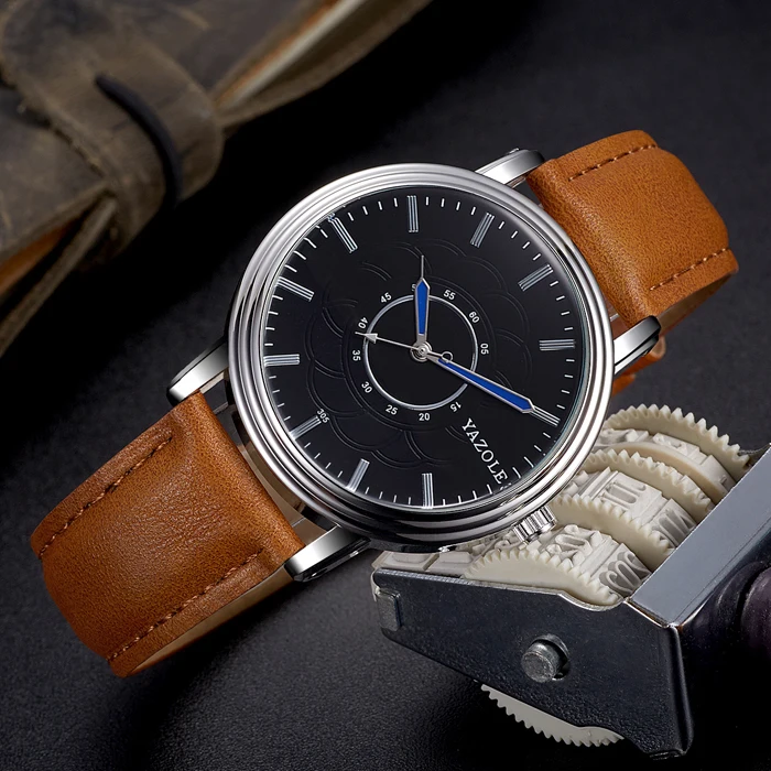 

OEM custom design watches men luxury brand business quartz watches, Multi-color