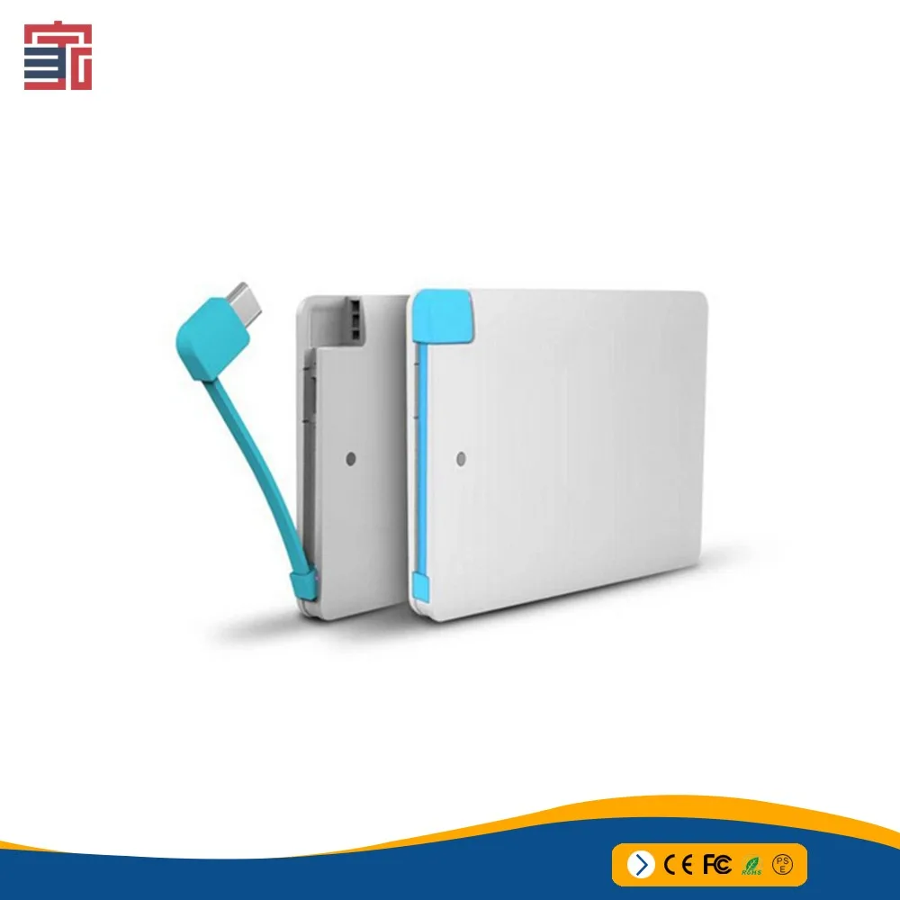 

Portable External Power Bank, Credit Card Universal Powerbank, Mobile Power Supply For Smart Phone