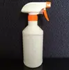 500ML Plastic Trigger spray bottle,White Cleaning Spray Bottle/ 500ml HDPE Detergent Liquid Plastic Bottle with