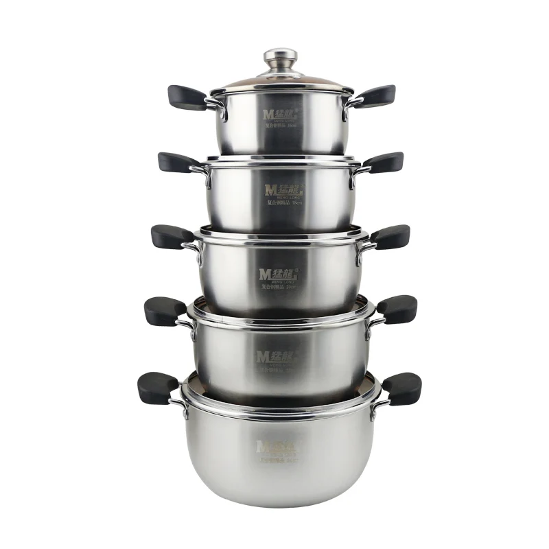 stainless steel cooking pot set