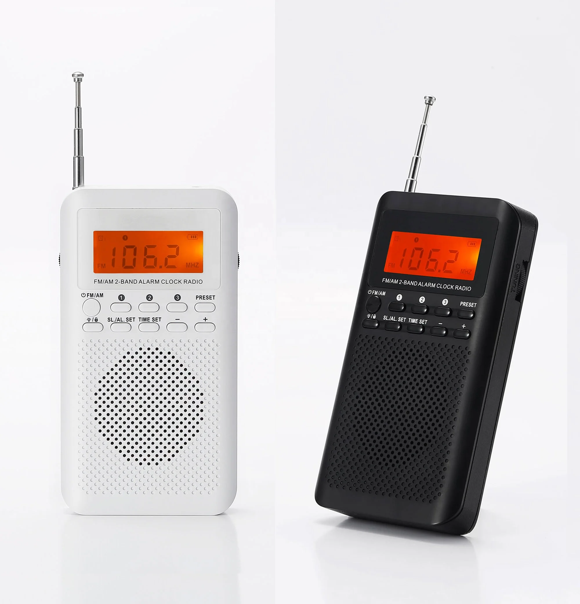 Professional digital LCD display AM FM Radio Receiver