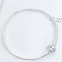 

Factory wholesale Silver Bracelet with Silver Clasp Women's fit for pandora bracelet