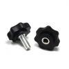 adjustable screw furniture chair plastic clamping nuts knob