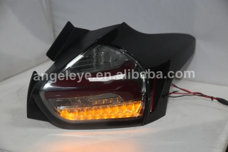 Full LED Tail Lamp for Focus 4 Hatchback 2015-2018 year Smoke housing Clear lens SN