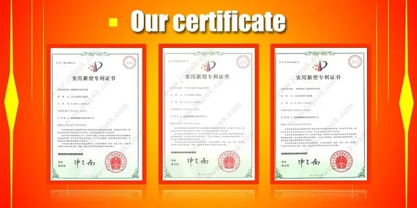 Our quality certificate