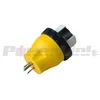 LS80076 15A Male to 50A Female RV Power Adapter Electrical Twist Lock Adaptors