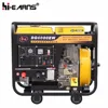 four wheels transportable 1.8KVA welding generator