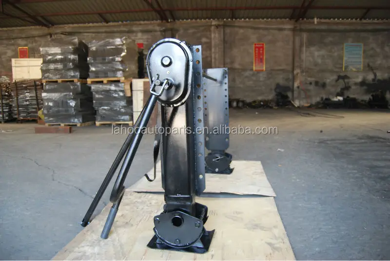 Hydraulic semi trailer chassis landing gear