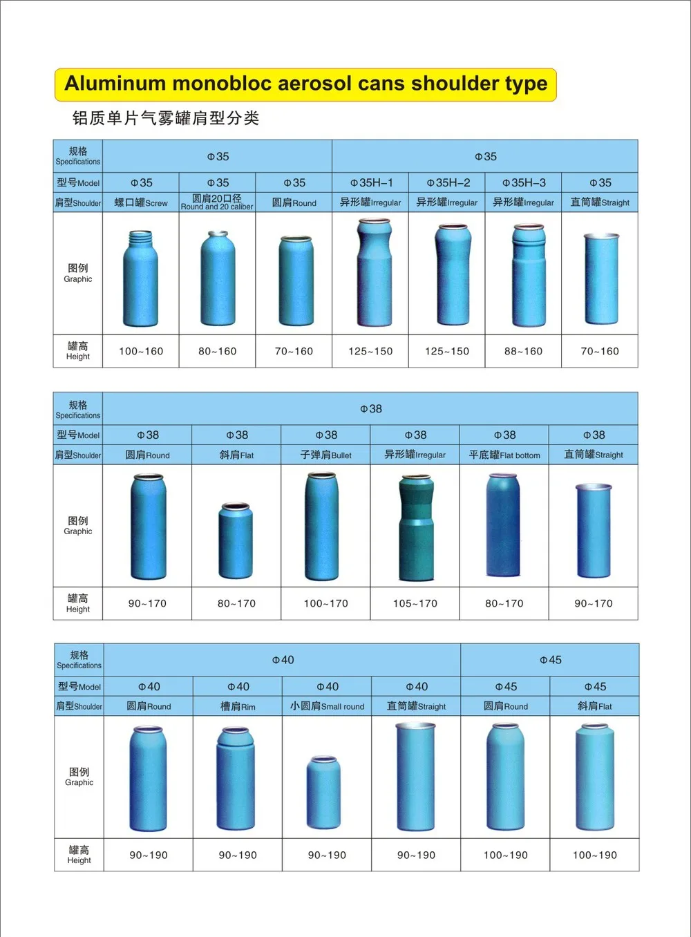 Aluminum Aerosol Spray Can Empty Aerosol Can With Custom Logo Printing