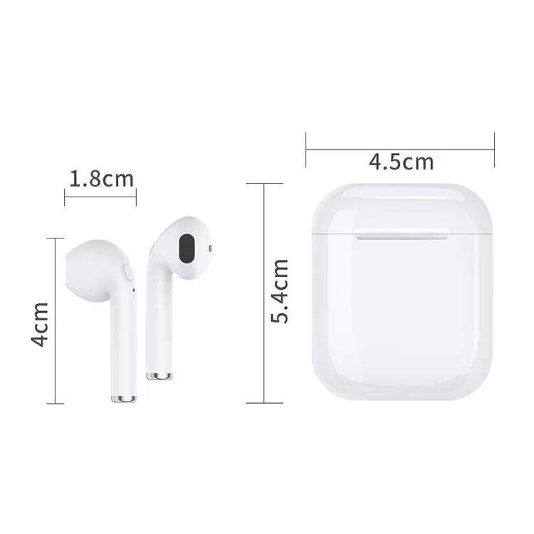 

Factory I9S Stereo Sound True Wireless Earphone Bluetooth TWS Earbuds, White;black