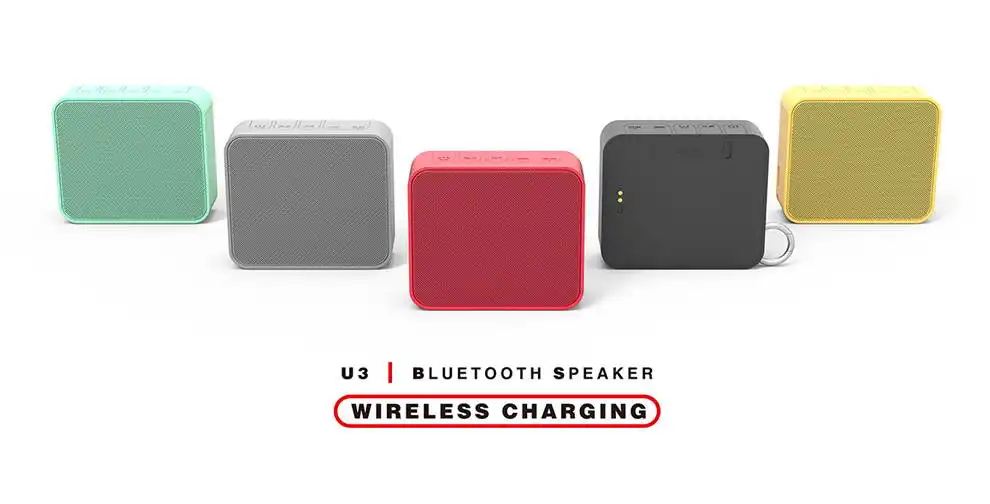 Portable Mini Waterproof Bluetooth Speaker With 10w Wireless Charger ...