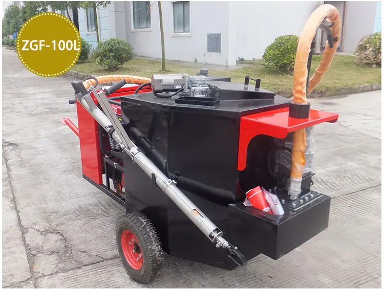 Road Construction Equipment Portable Hot Tar Kettle Sealcoating Sprayer