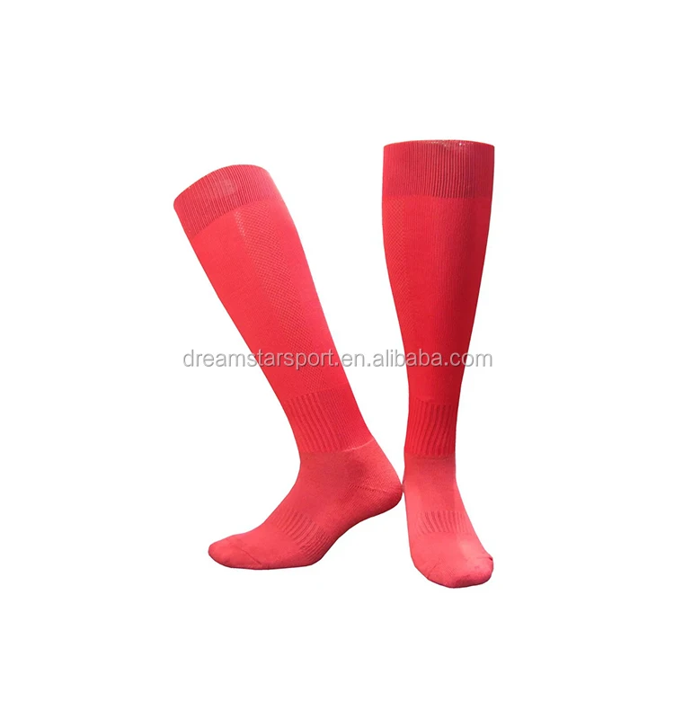 

High Quality Man's Red Custom Soccer Socks