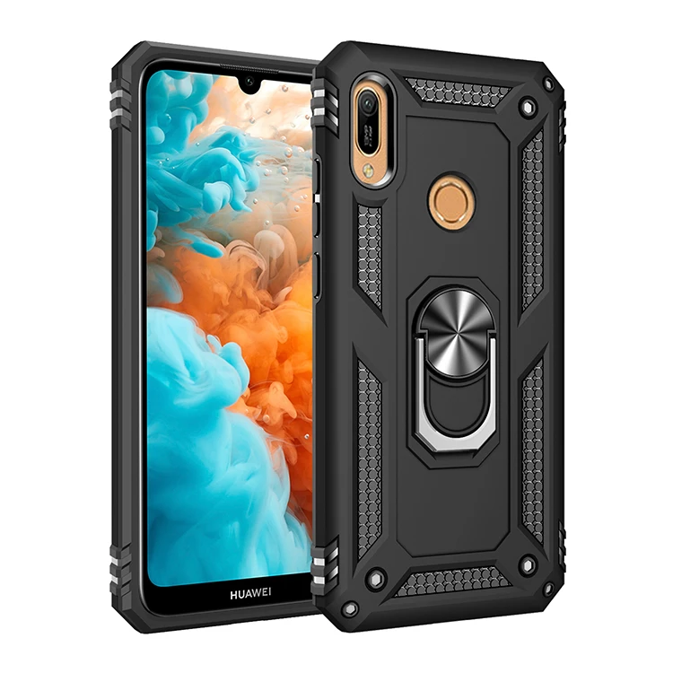 

for Y5 Y9 Y7 Y6 2019 new arrivals smartphone armor case shock proof cellphone case, Black, silver, gold, rose gold, red, blue