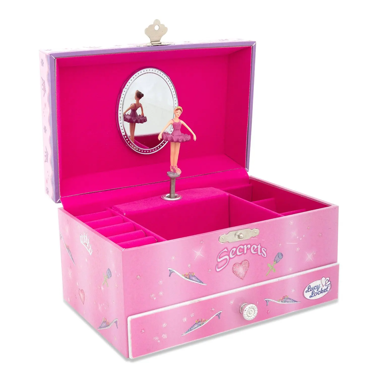 Lero Kids детская музыкальная шкатулка принцесса/Pink