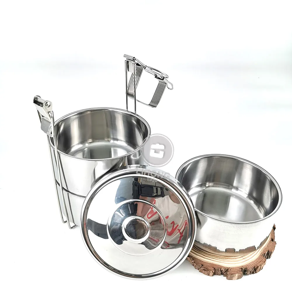 Promotion Gift 3 Layers Take Away Stainless Steel Insulated Hot Food