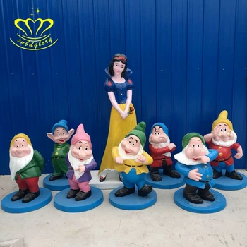 snow white yard statues