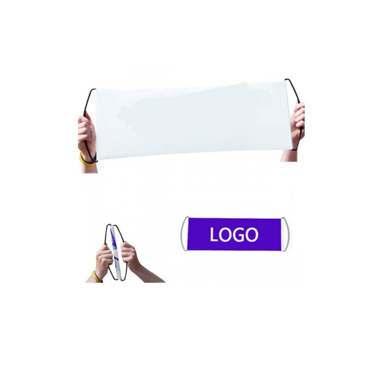 Hand Held Scrolling Fan Banner