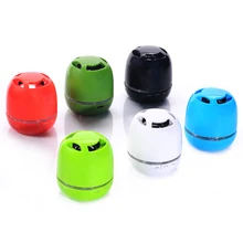 5 color My vision T6 round plastic super loud wireless mini Speaker / mobile speakers / MP3 player with memory card support