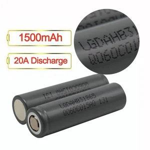 High Discharge lgdahb31865 battery 18650 1500mah 3.7v Li-ion Rechargeable Battery