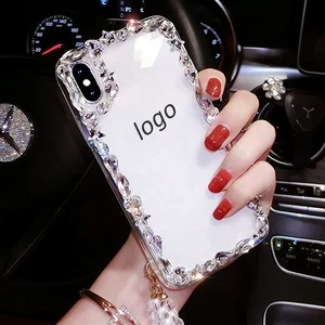 Clear Swan Diamond Lanyard Phone Case vivoX21i NEX20plus X9S