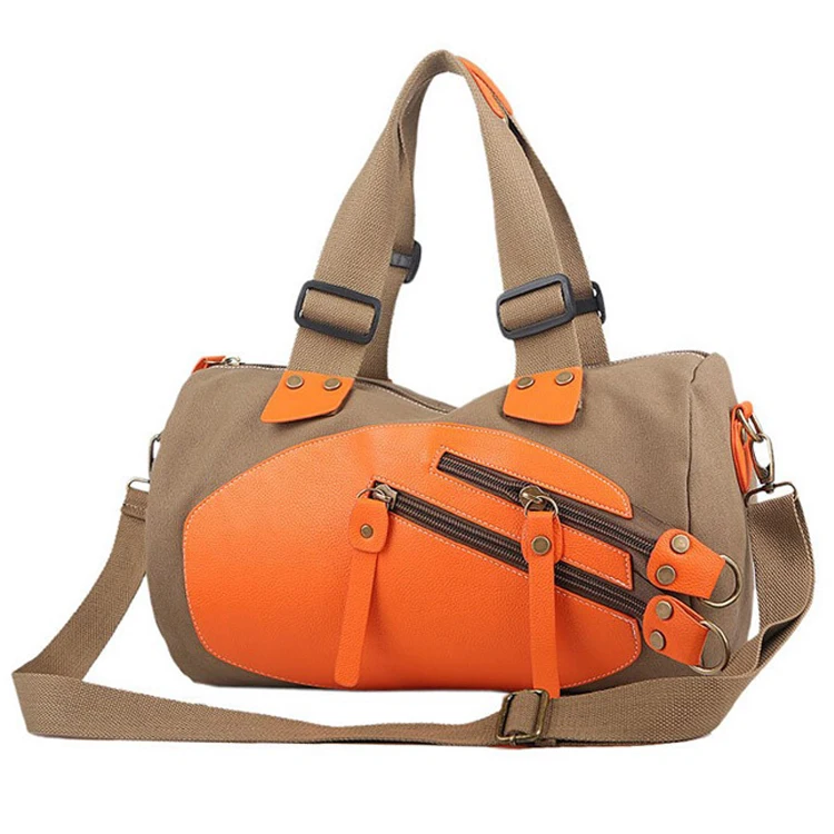 canvas travel handbag