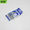 12mm 8m Black on White compatible brother label tape tze-231 ribbon cassette for touch label printers