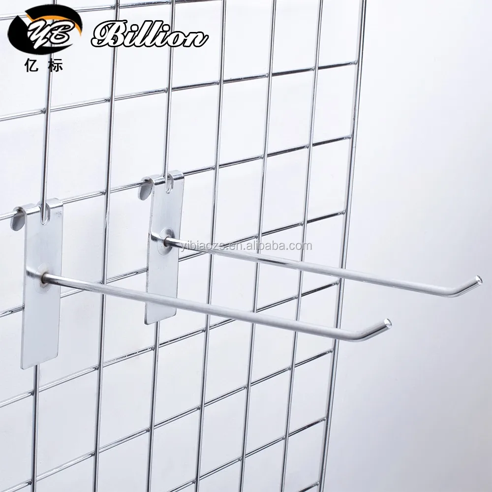 Popular Wire Mesh Hooks Grid Wall Metal Hooks For Goods Hanger Buy Wire Mesh Hooks,Grid Wall