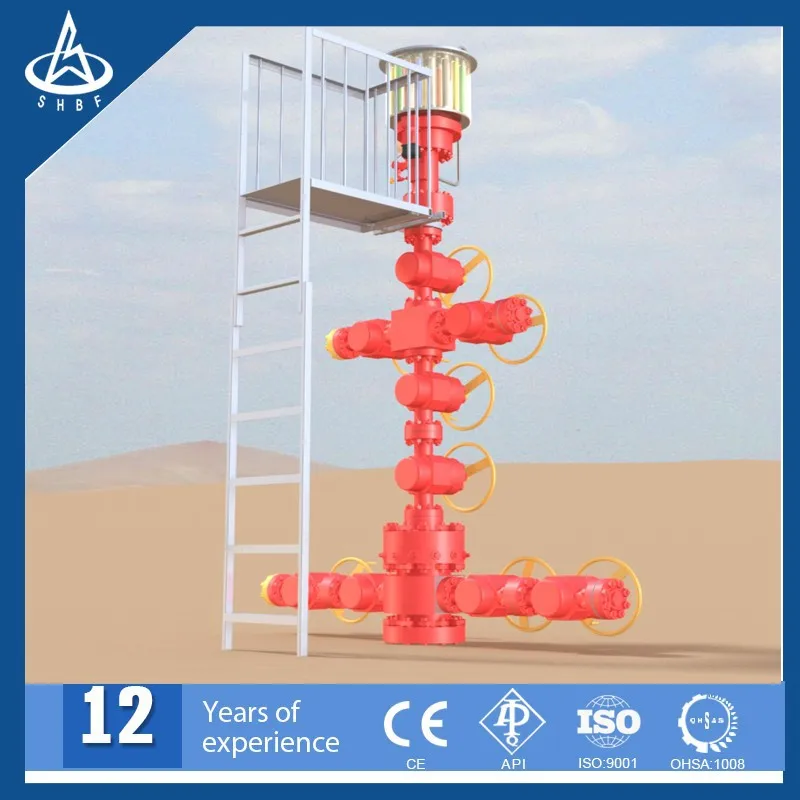 
API chrismas tree for oil and gas wellhead assembly 