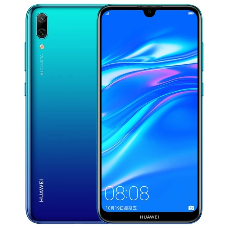 

Original Huawei Enjoy 9 64GB Dual Back Cameras 4000mAh Battery Face Identification 6.26 inch EMUI 8.2 Qualcomm 4g mobile phones, Blue