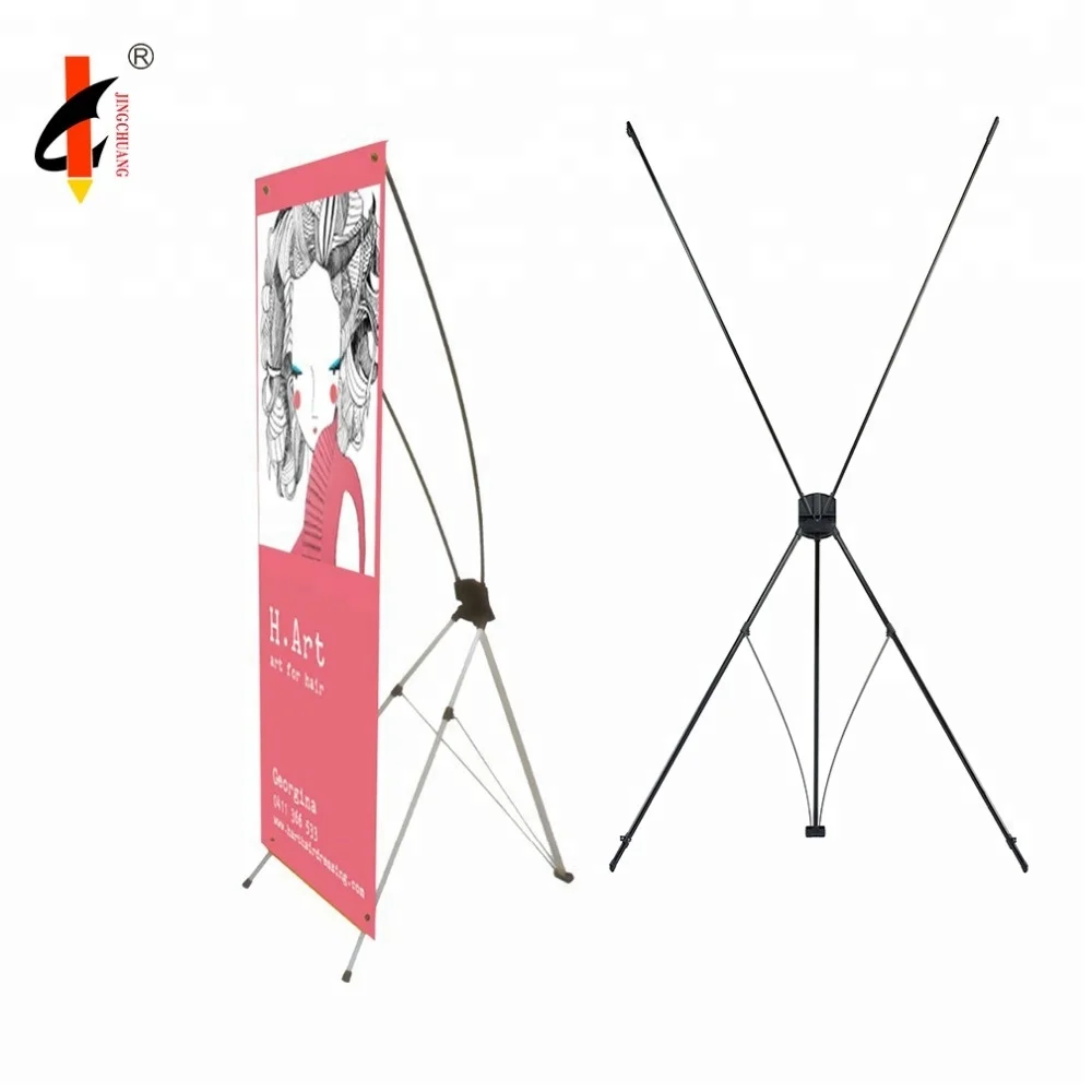 Adjustable X Stand Cheaper Pvc Quick Setup X Frame Banner Stand