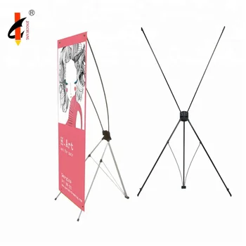 Adjustable X Stand Cheaper Pvc Quick Setup X Frame Banner Stand