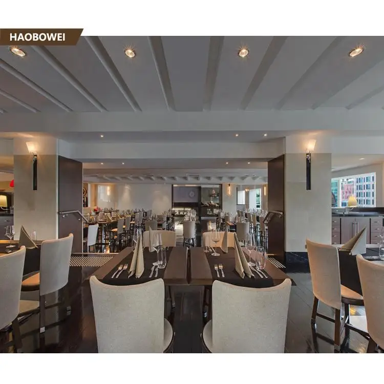 High quality upholstered seat cafe restaurant table chair furniture