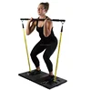 fitness tubing elastic resistance bands with handles for exercise