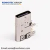 USB 3.1 TYPE-C Measuring inserted extended female Gold Plating 14Pin plug and socket connector