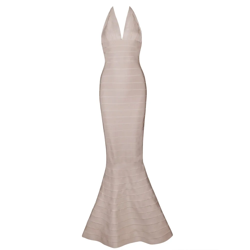 
Elegant Backless Bodycon Mermaid Wedding Bandage Dress 