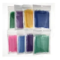 

New arrival cheap eyelash extensions dental applicator bag packaged lint free micro swabs