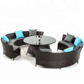 Semi circle sofas