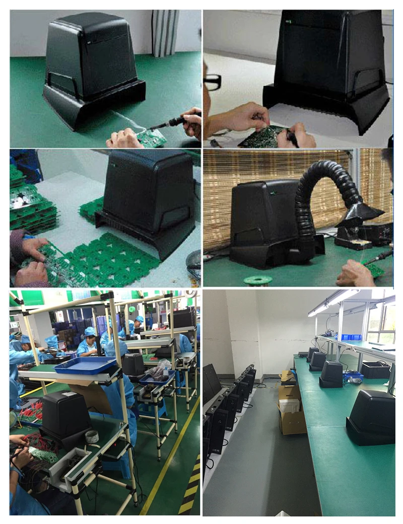 Desktop fume extractor for pure the air Mini machine for soldering