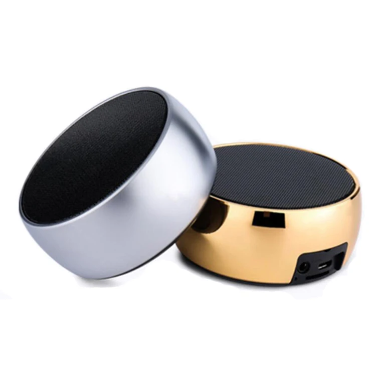 top grade metal round wireless speaker super mega bass 3W hands-free - ANKUX.COM